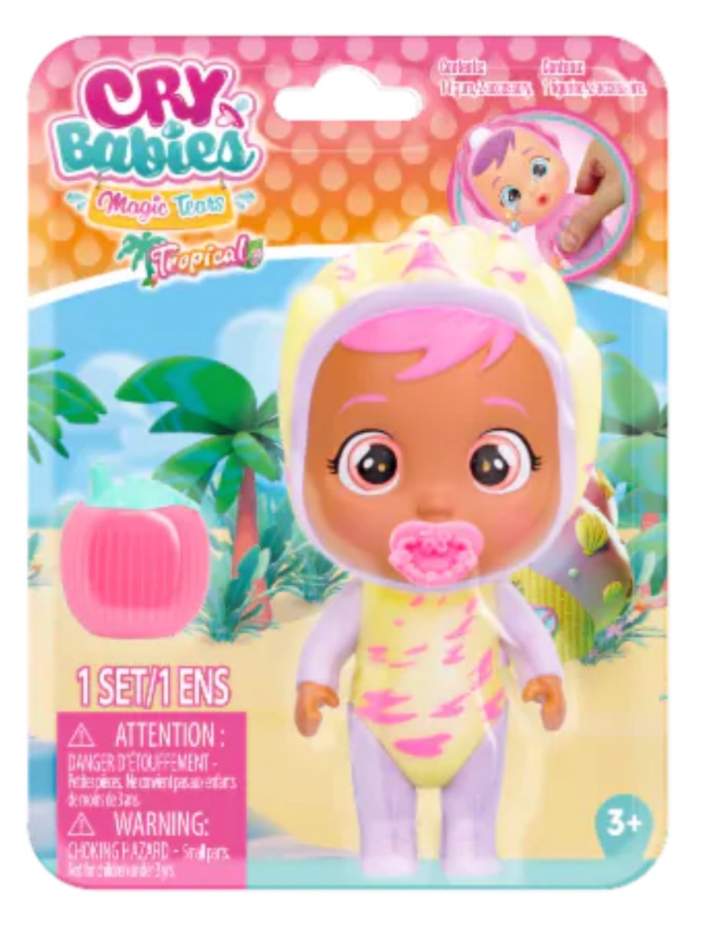 ✨🌊 Brand New Cry Babies Magic Tears Tropical Shiny Shells Oceana Doll 🌊✨